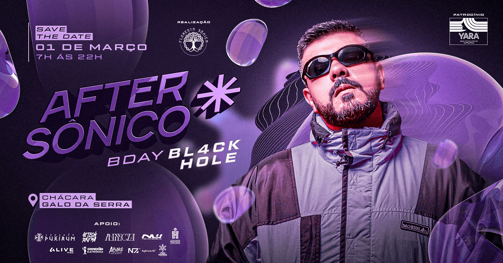 AFTERSÔNICO- B-DAY BL4CK HOLE - Manaus, AM