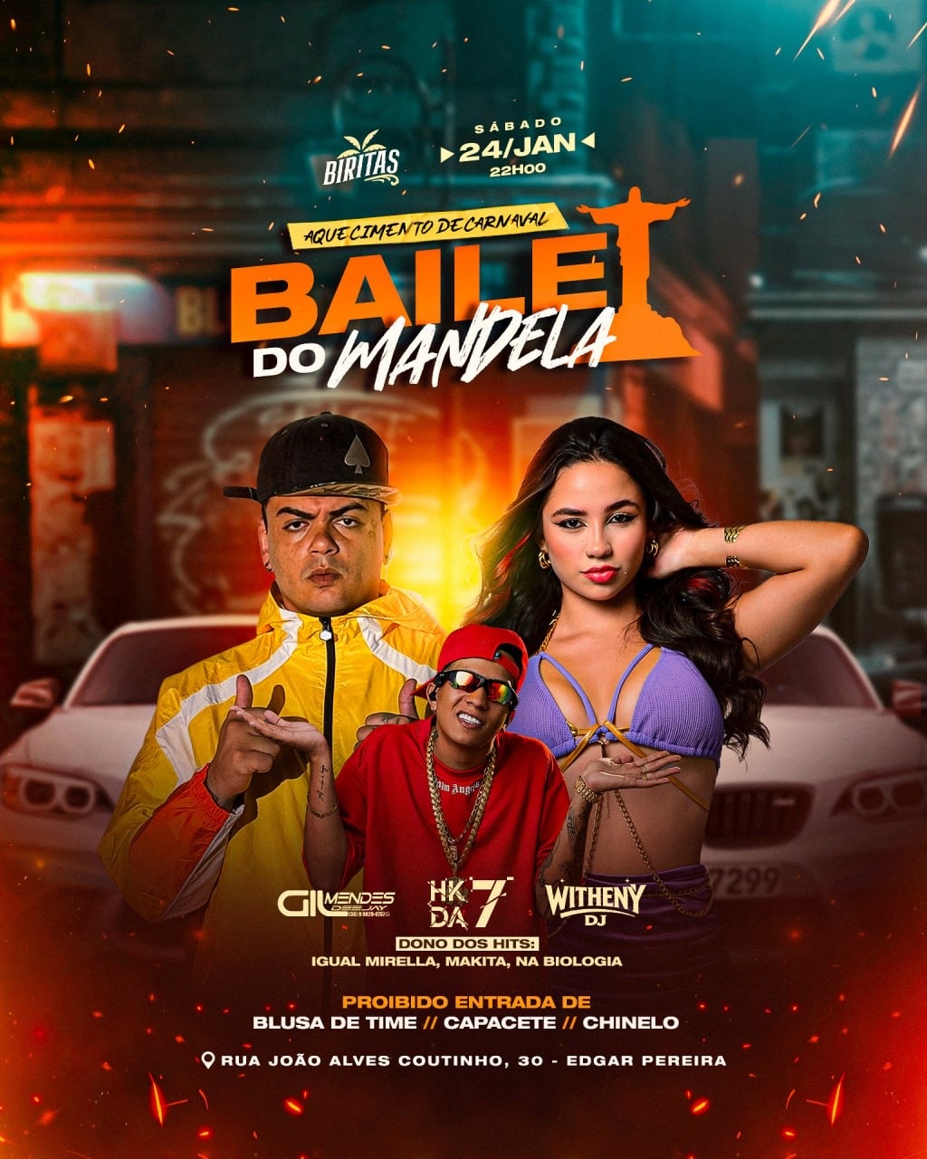 Sábado Baile do Mandela - Montes Claros, MG