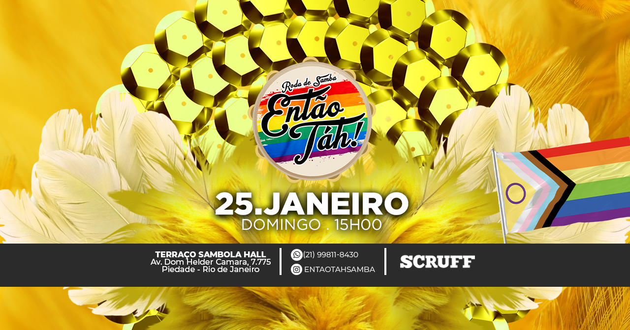ENTÃO TAH! - RODA DE SAMBA LGBTQIAPN+ - Rio de Janeiro, RJ