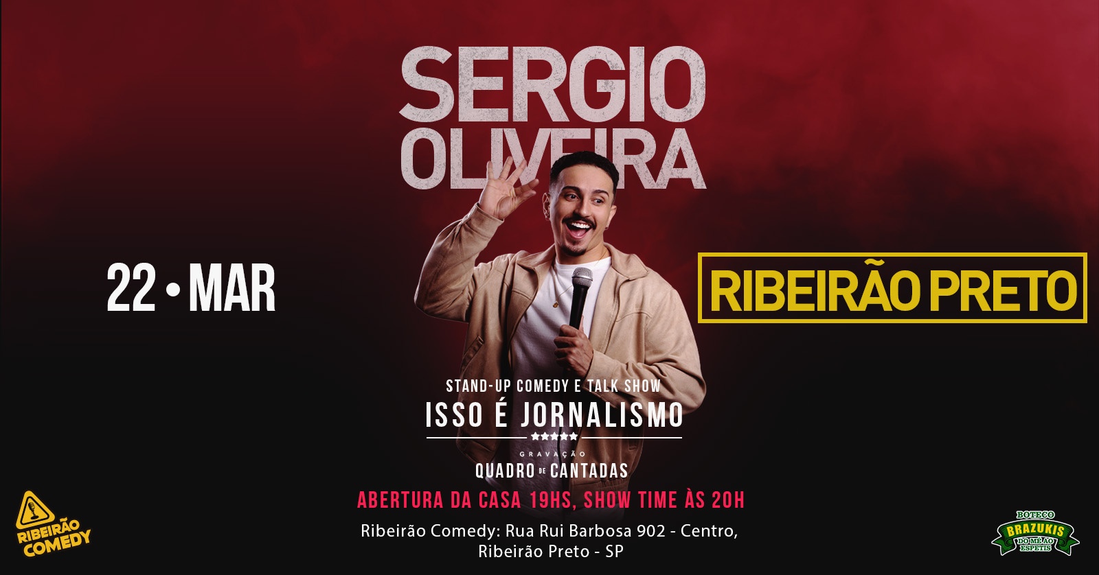 Sergio Oliveira no Ribeirão Comedy em Ribeirão Preto