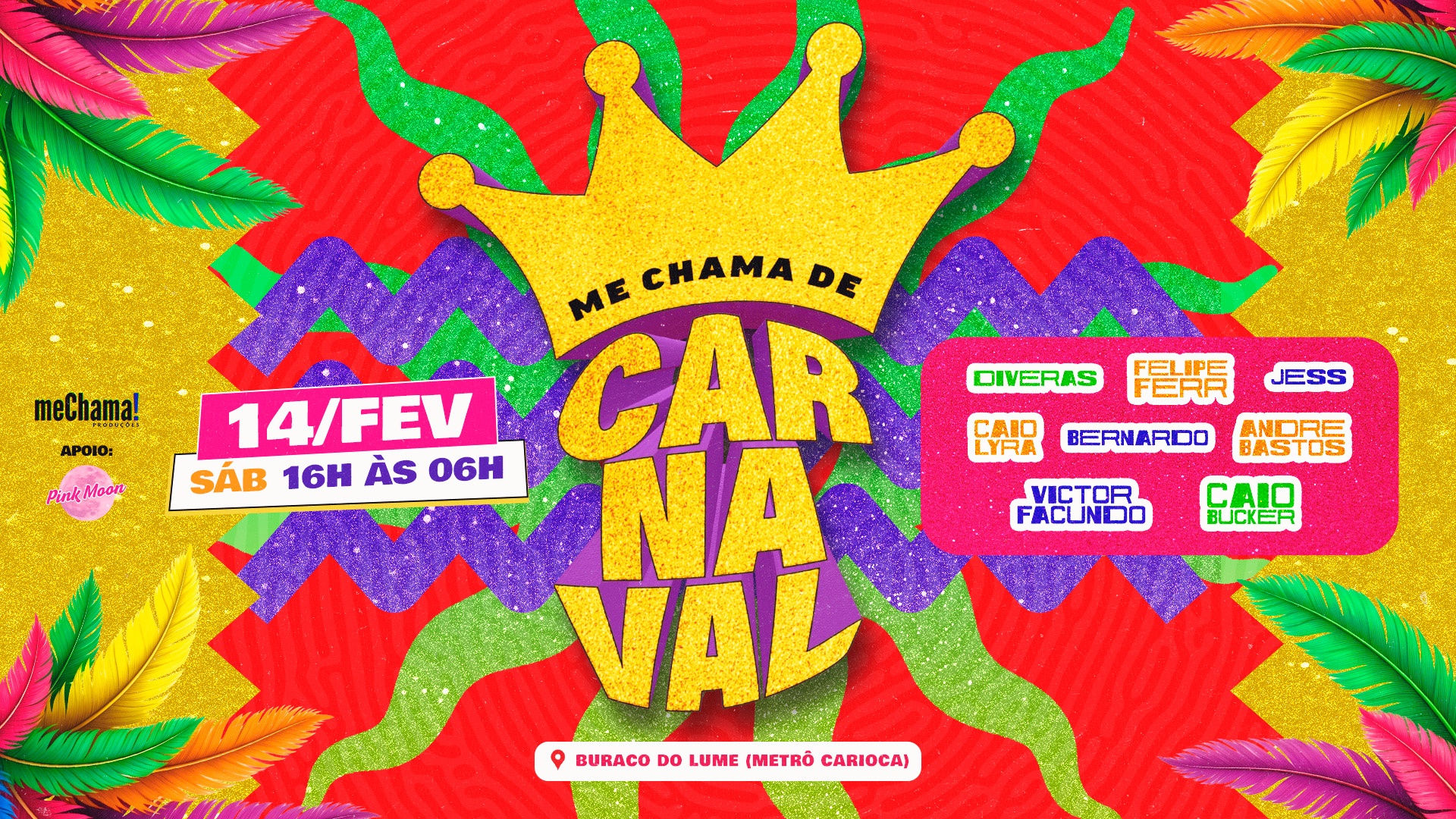 ME CHAMA DE CARNAVAL + BLOCO