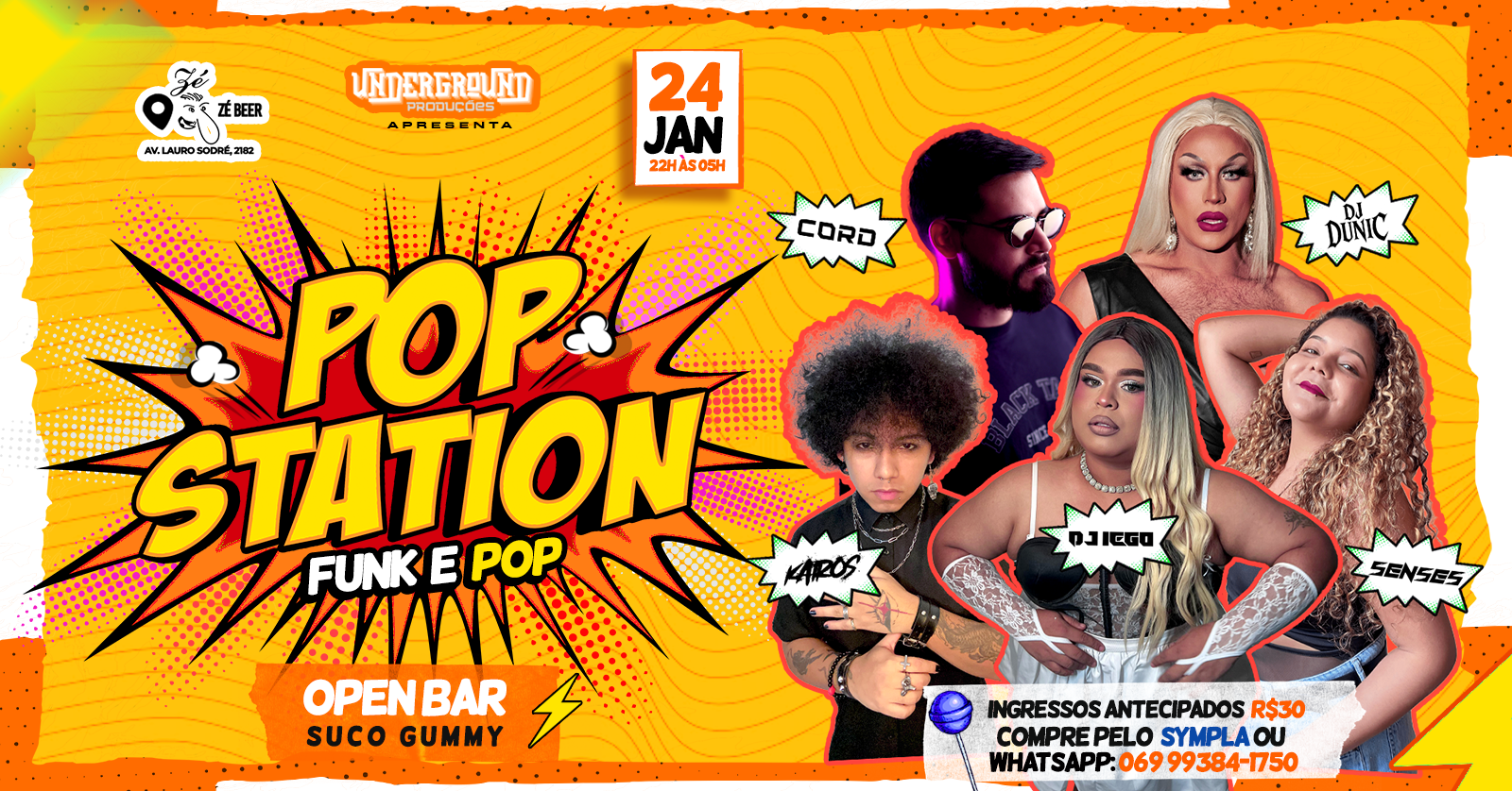 POP STATION | 24/01 - Porto Velho, RO
