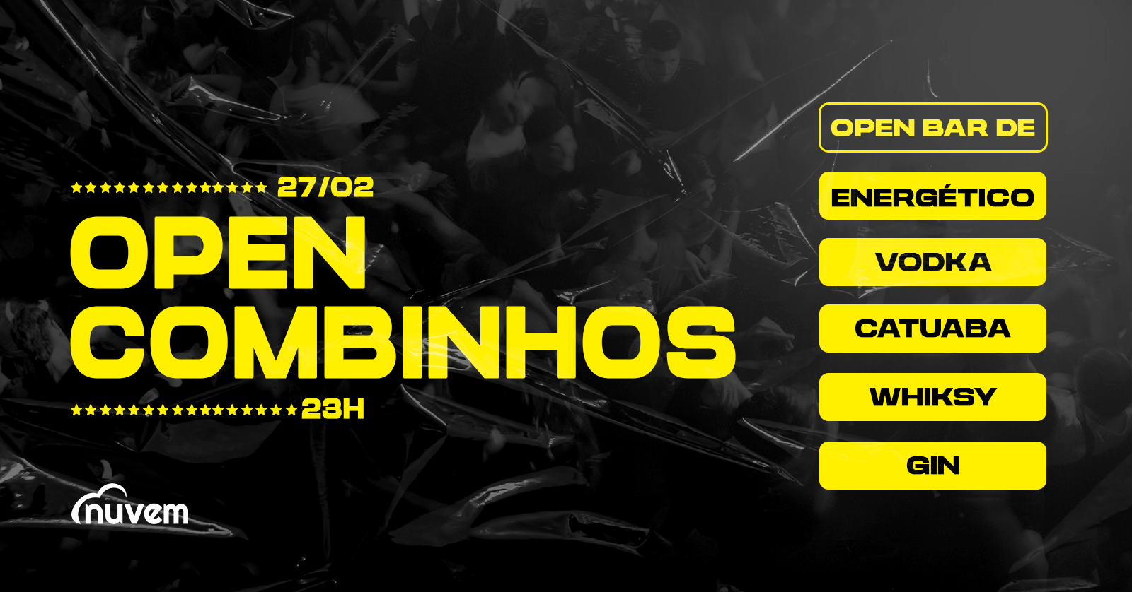 OPEN Combinhos - 27/2 - Porto Alegre, RS