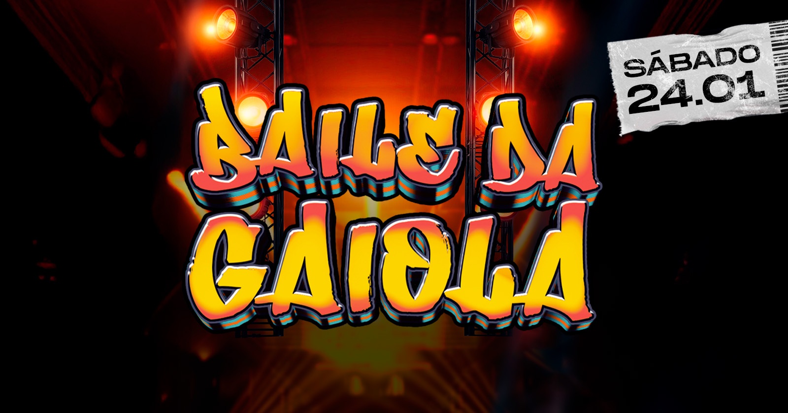 SAB 24.01 BAILE DA GAIOLA | FUNK DAS ANTIGAS - Campinas, SP