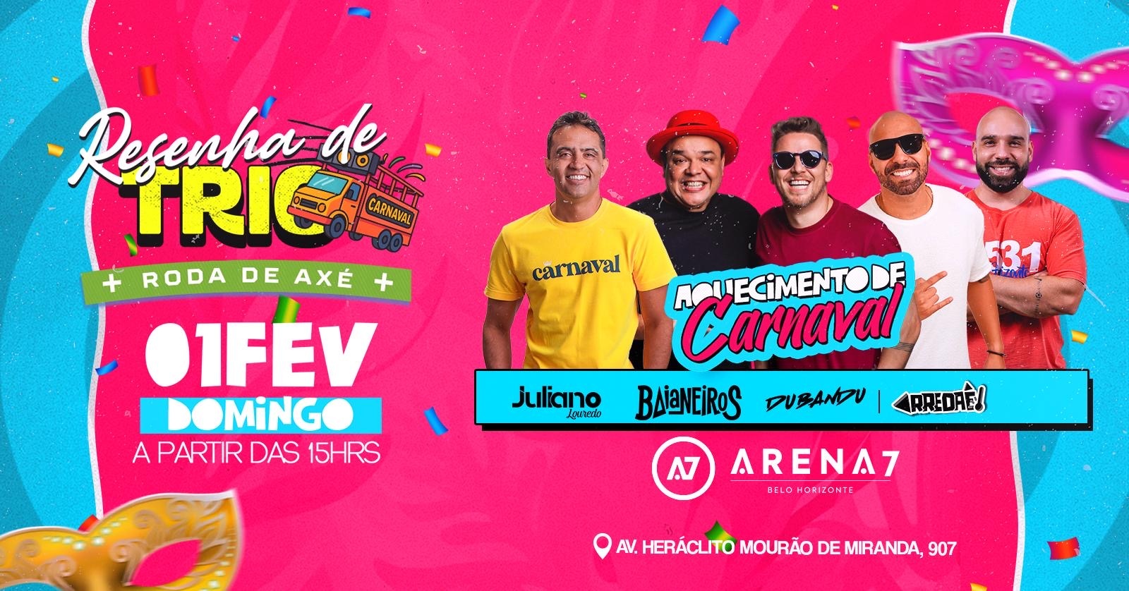 Pré Carnaval do Resenha de Trio - Roda de Axé - Belo Horizonte, MG