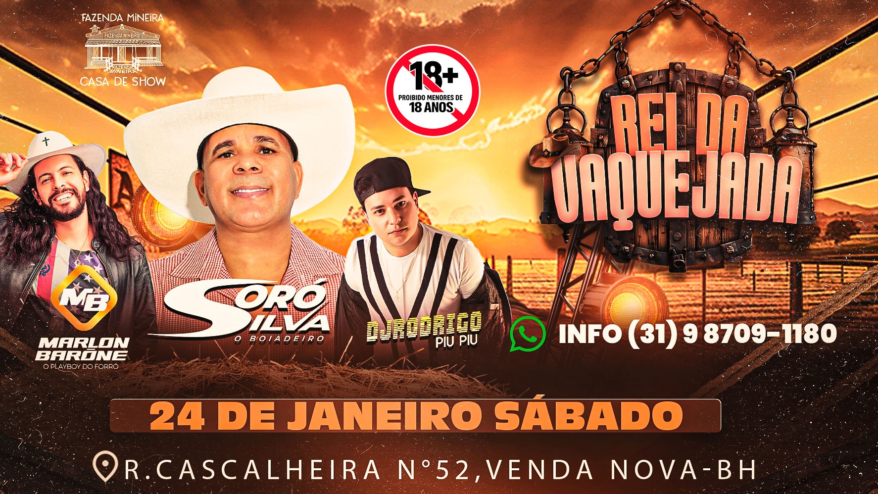 Soró Silva - Rei da vaquejada ( Fazenda Mineira) - Belo Horizonte, MG