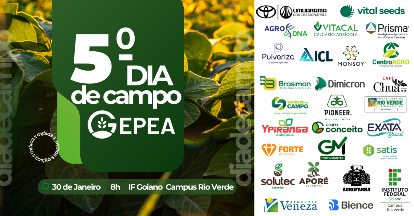 5° Dia de Campo GEPEA em Rio Verde - Sympla
