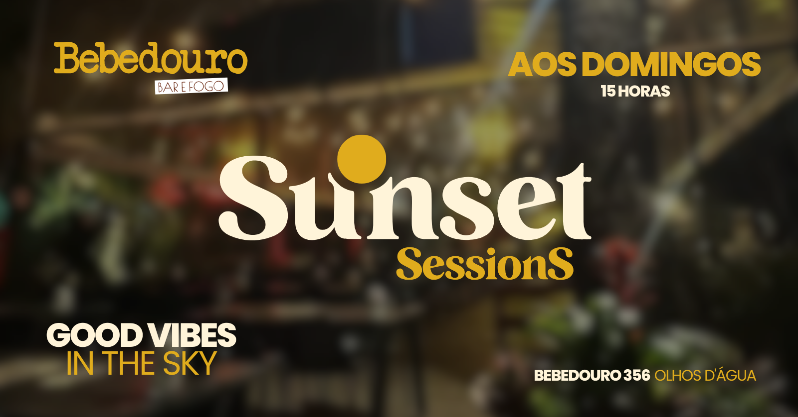 AOS DOMINGOS  - BEBEDOURO 356 - SUNSET SESSIONS - Belo Horizonte, MG