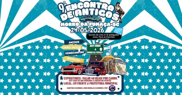 Imagem do evento 9º ENCONTRO DE ANTIGOS MORRO DA FUMAÇA