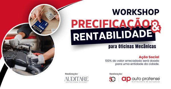 Imagem do evento WORKSHOP: PRECIFICAÇÃO E RENTABILIDADE PARA OFICINAS MECÂNICAS