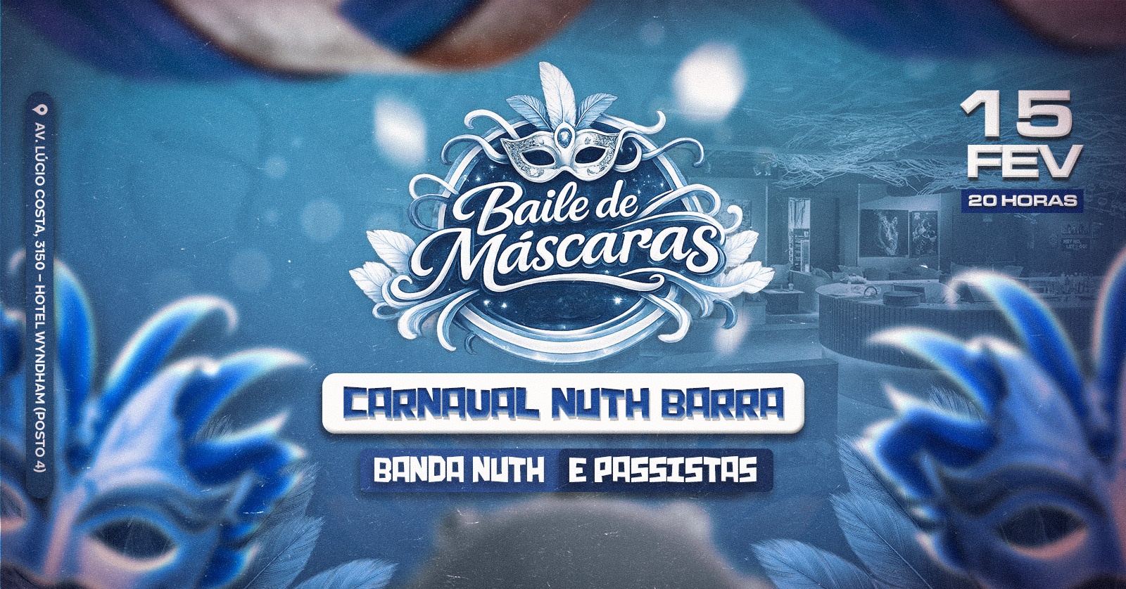 CARNAVAL NUTH - BAILE DE MÁSCARAS - Rio de Janeiro, RJ