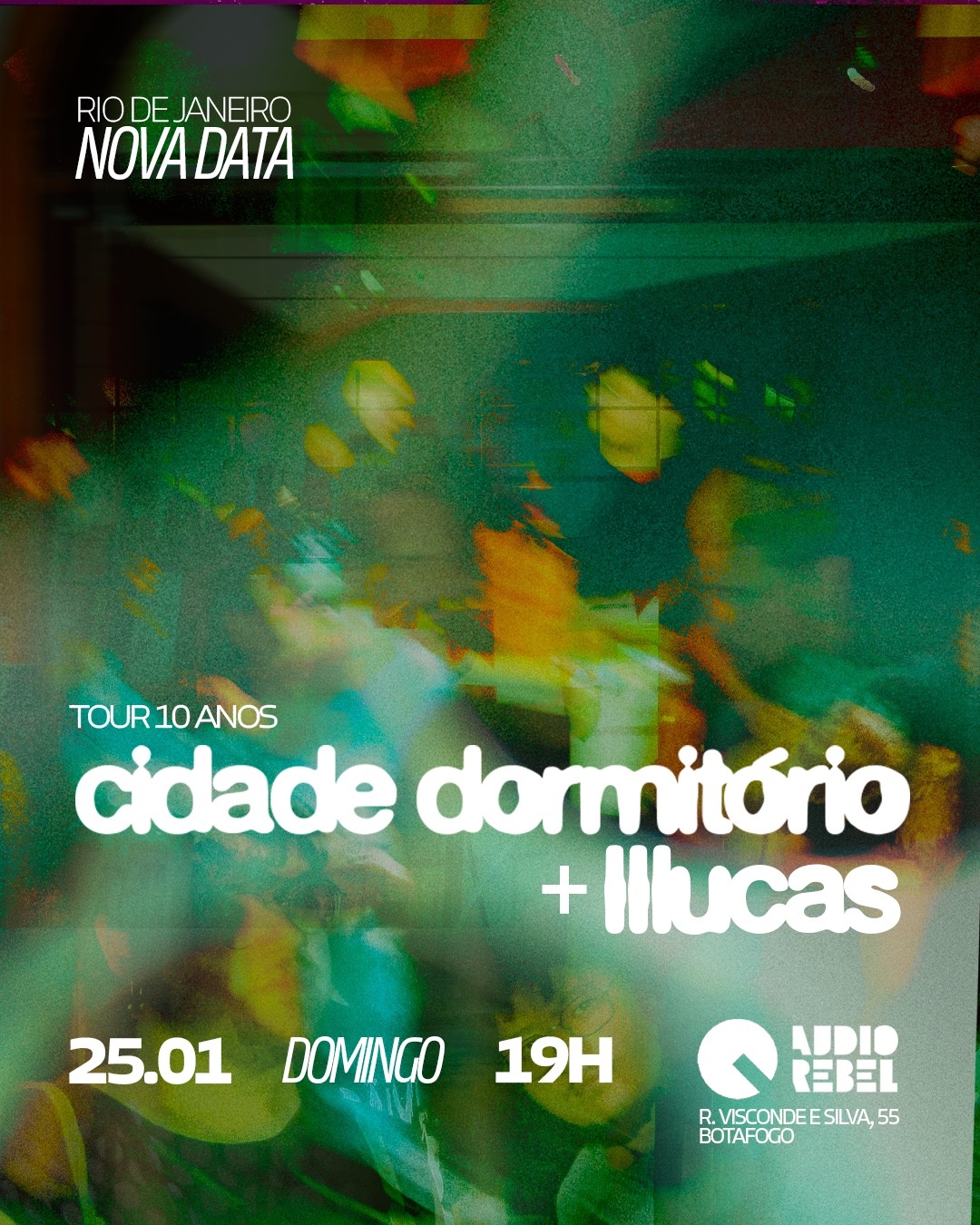 CIDADE DORMITÓRIO + LLLUCAS [Audio Rebel] - Rio de Janeiro, RJ