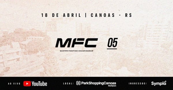 Imagem do evento MFC 5 - Canoas RS - Maior evento de MMA do Sul