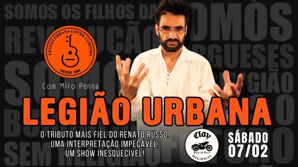 SABADO MIRO PENNA E BANDA LEGIÃO URBANA CWB