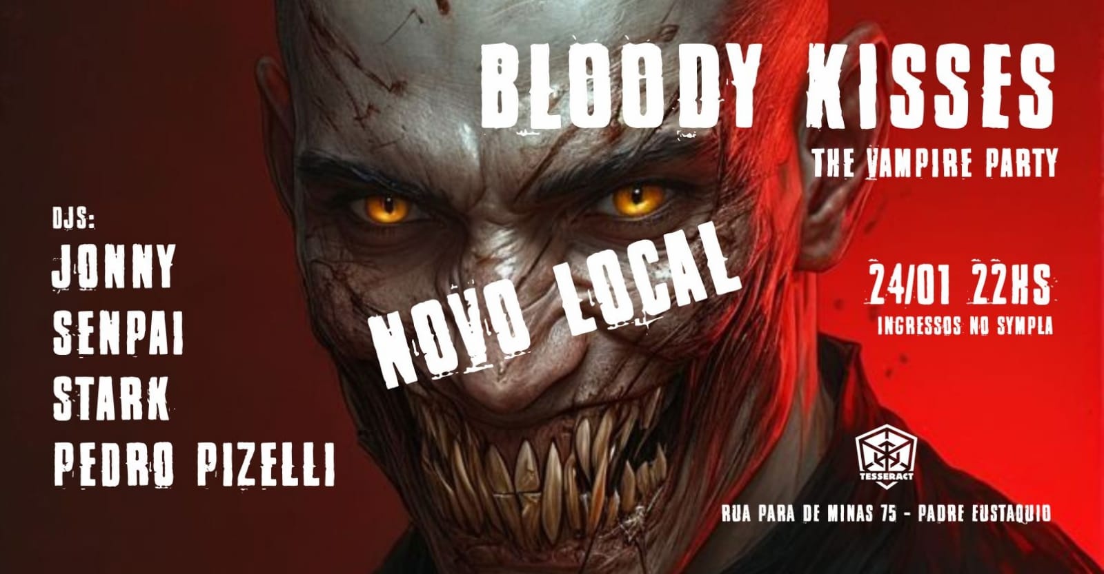 BLOODY KISSES THE VAMPIRE PARTY - Belo Horizonte, MG