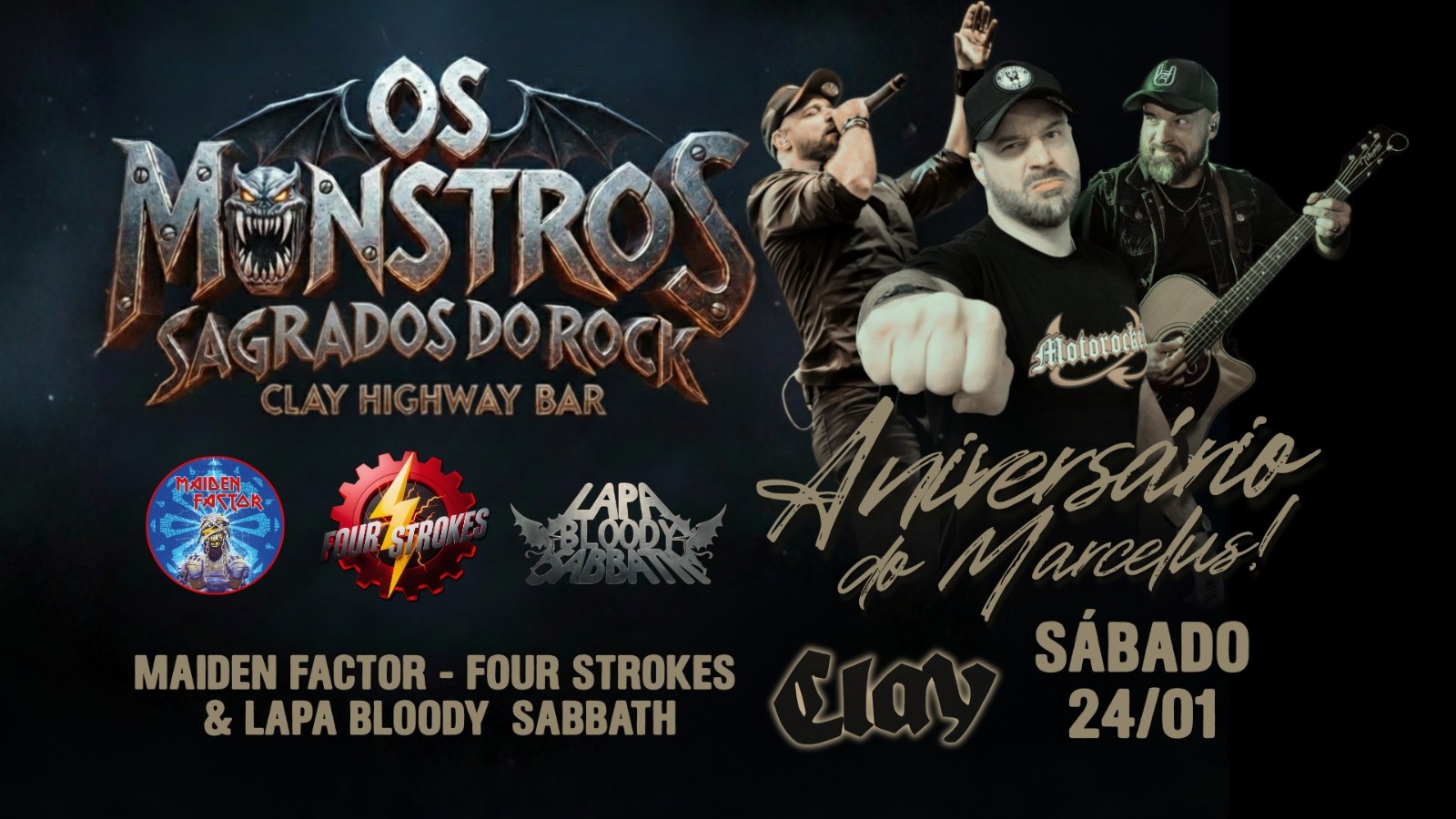 SABADO  IRON + AC/DC + MOTOROCKER + OZZY OSBOURNE - Curitiba, PR