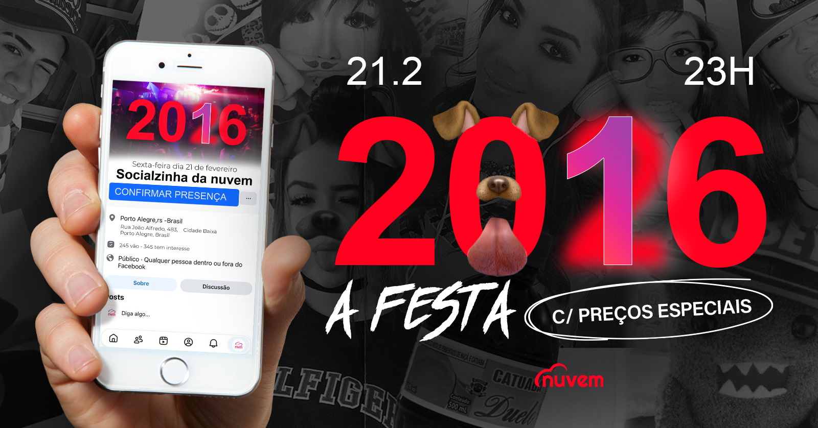 2016, A FESTA - 21/2 - Porto Alegre, RS