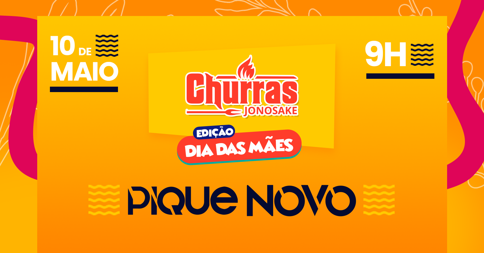 Pique Novo no Dia das Mães Jonosake — Itaguaí RJ, domingo 10 de maio 09h