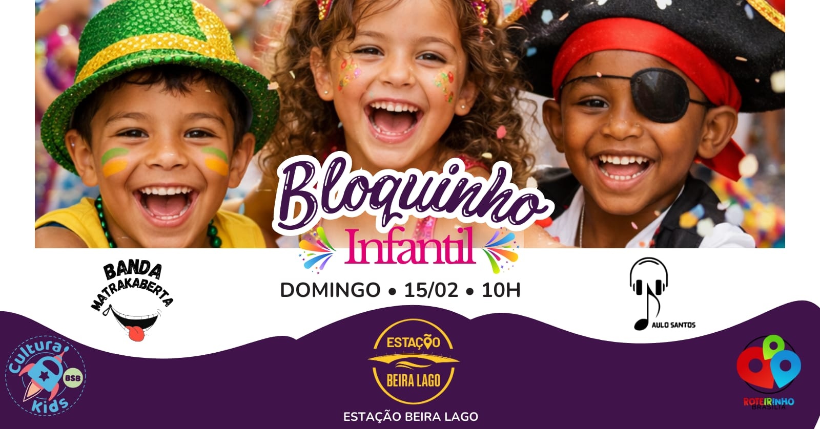 Bloquinho Infantil - Beira Lago - Brasília, DF