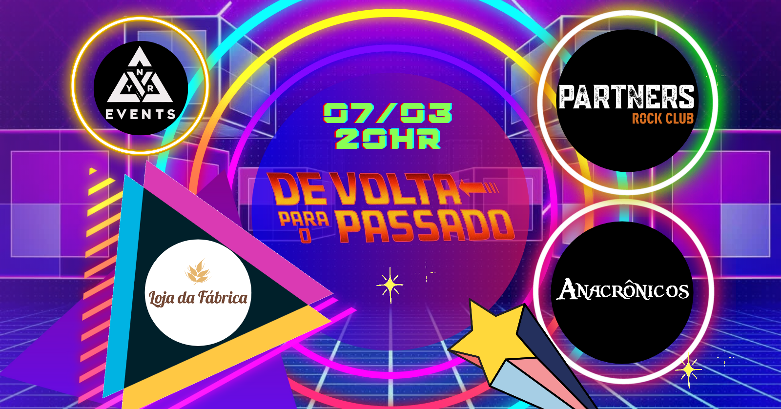 DE VOLTA PARA O PASSADO| EDIÇÃO CAMPO LIMPO| 07 DE MARÇO|20HR - Campo Limpo de Goiás, GO