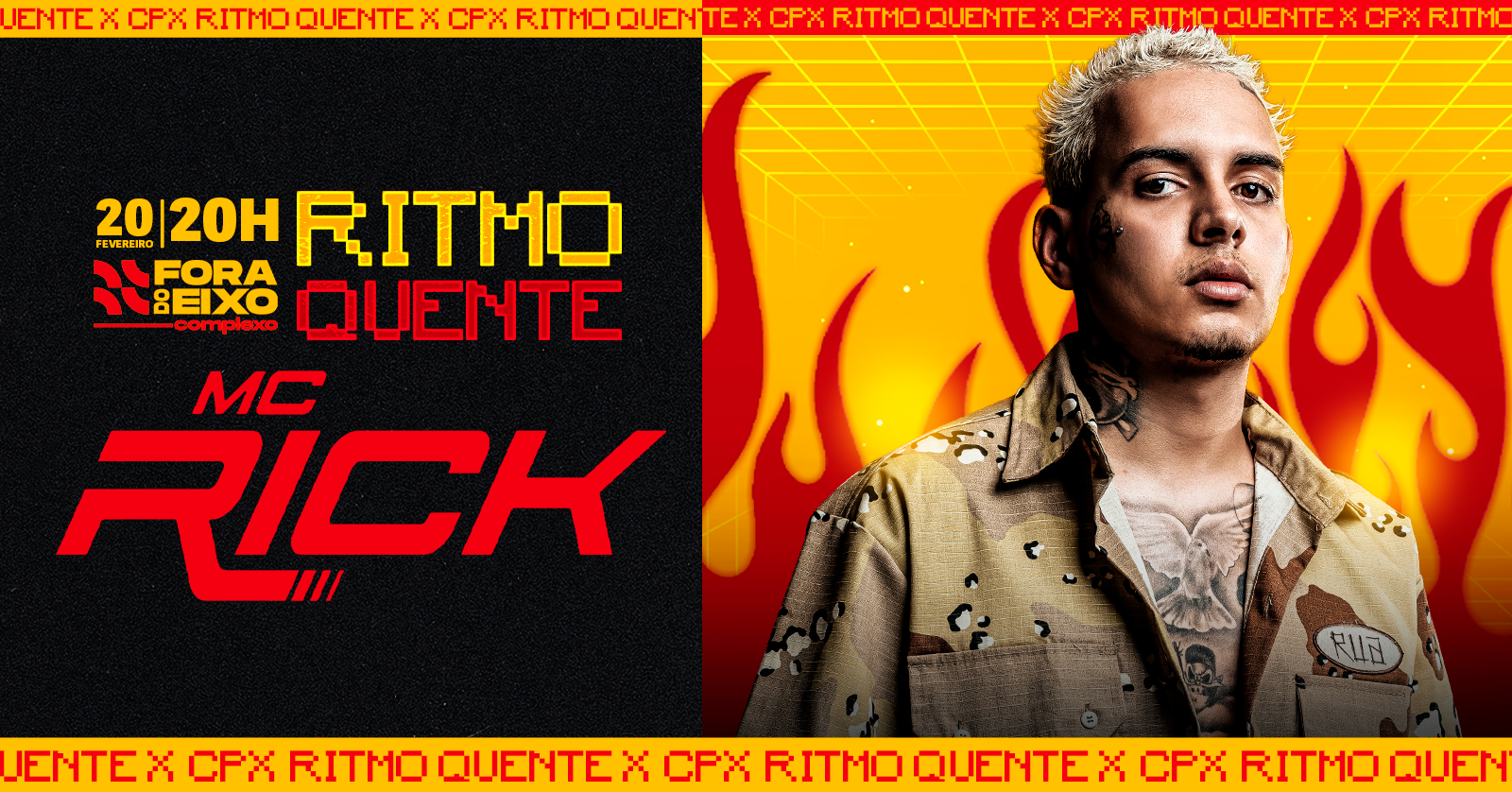 RITMO QUENTE com MC RICK (20/02) - Brasília, DF