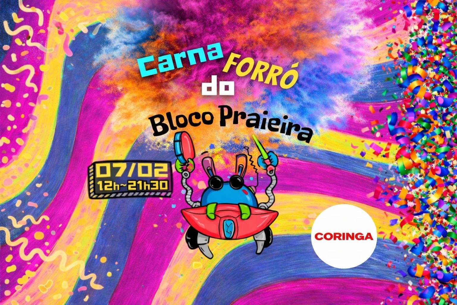 Carna Forró do Bloco Praieira 07/02 - São Paulo, SP