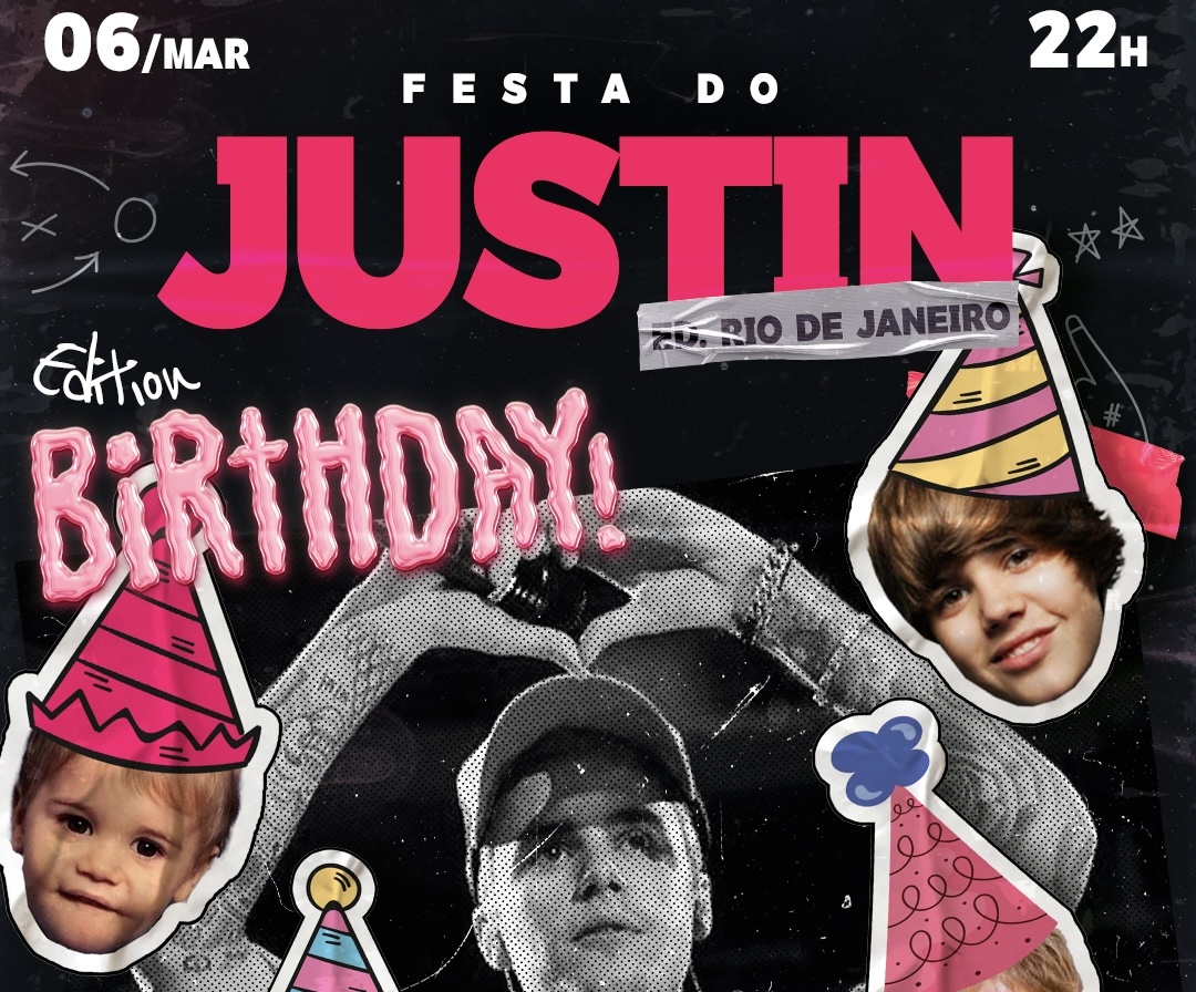 Festa do Justin no Rio de Janeiro @ Bday Edition - Rio de Janeiro, RJ