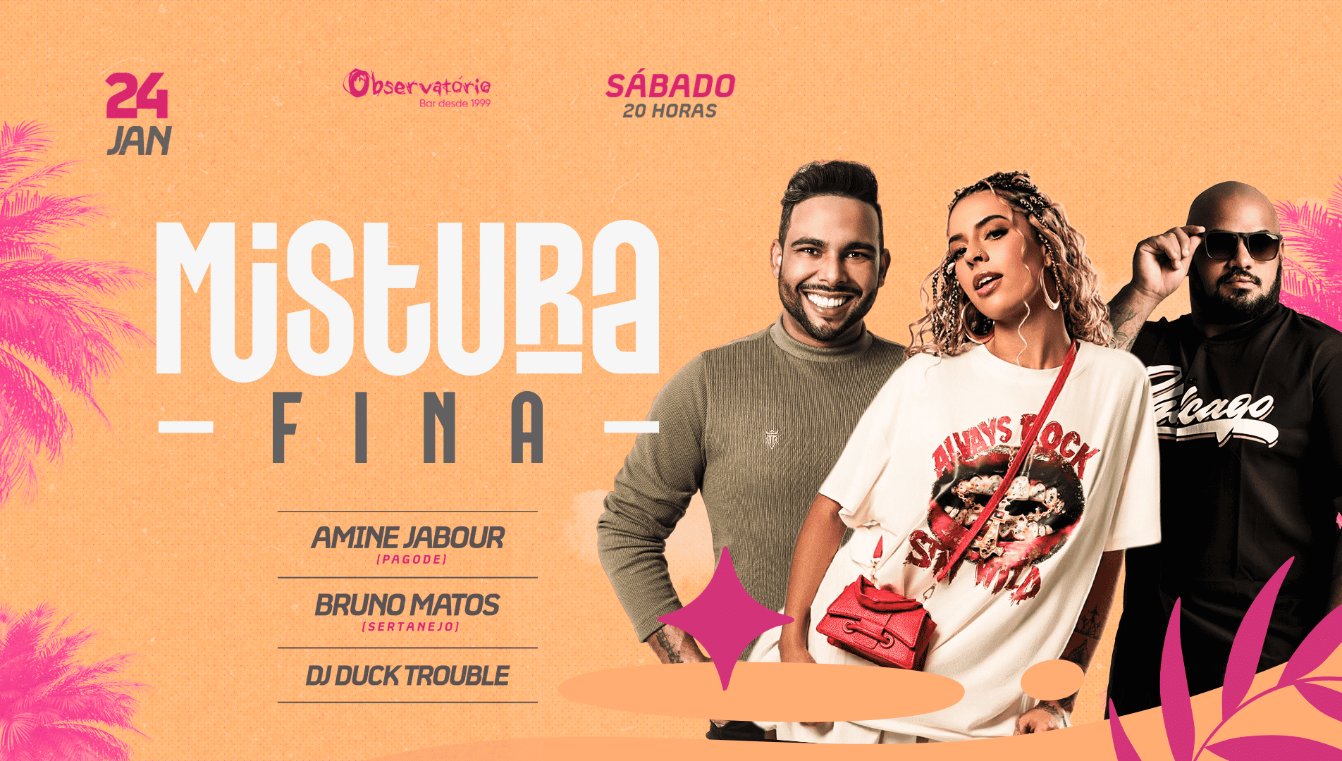 MISTURA FINA | O MELHOR DO SERTANEJO E PAGODE | OBSERVATÓRIO - Nova Lima, MG