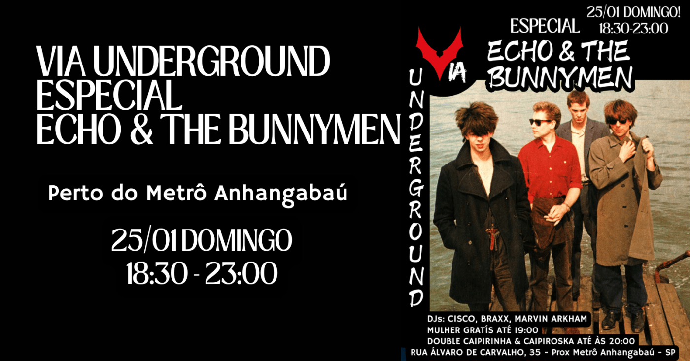 Especial Echo And The Bunnymen em São Paulo - Sympla