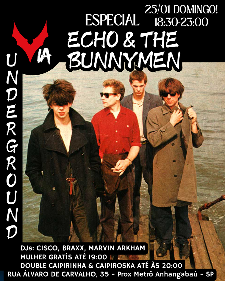 Especial Echo And The Bunnymen em São Paulo - Sympla