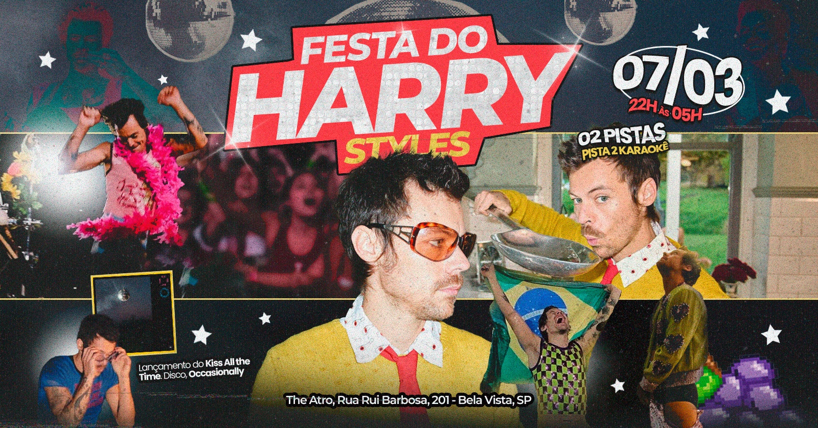 ESTREIA: Festa do Harry Styles em São Paulo - Rua Rui Barbosa, 201, Bela Vista - São Paulo, SP