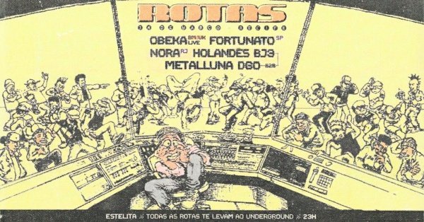 ROTAS convida OBEKA, NORA e FORTUNATO