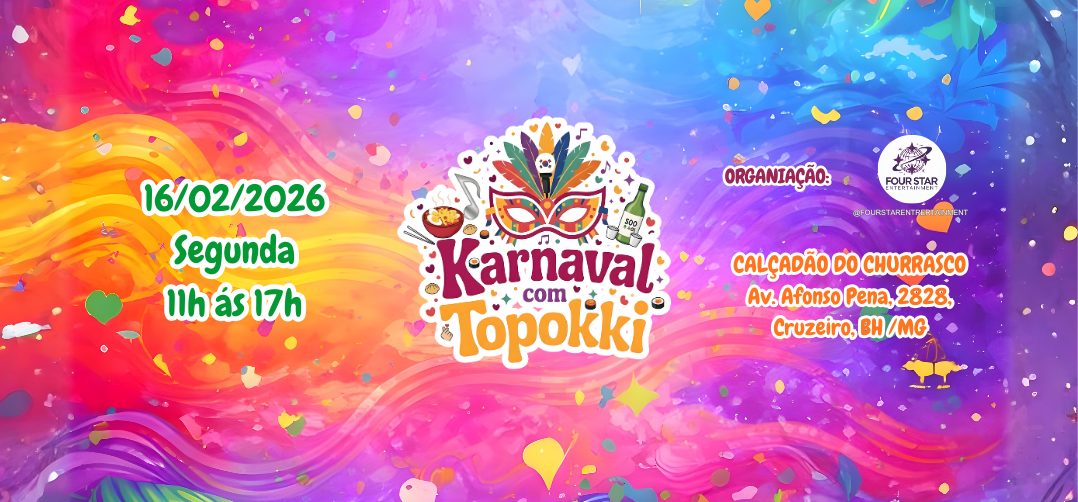 Karnaval com Topokki | Carnaval K-pop BH - Belo Horizonte, MG