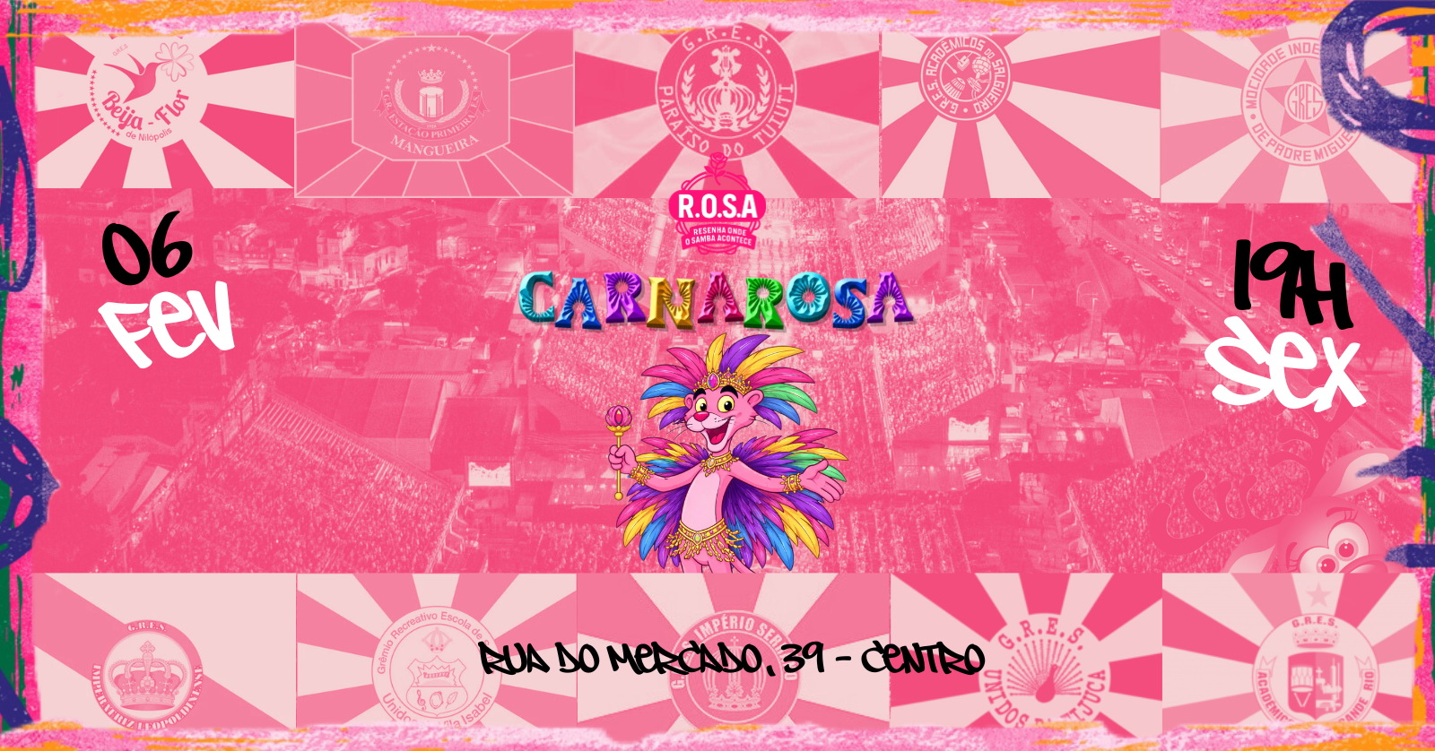 Resenha Onde o Samba Acontece - R.O.S.A NA RUA - Rio de Janeiro, RJ