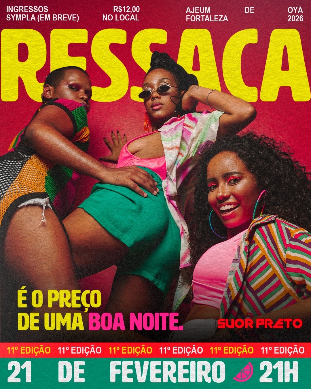 RESSACA SUOR - Fortaleza, CE