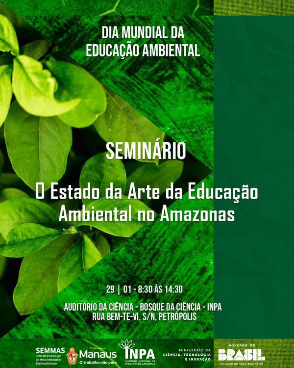Imagem do evento II Seminário "O Estado da Arte da Educação Ambiental no Amazonas"