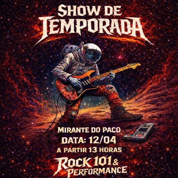 Show de temporada Rock 101 e Performance