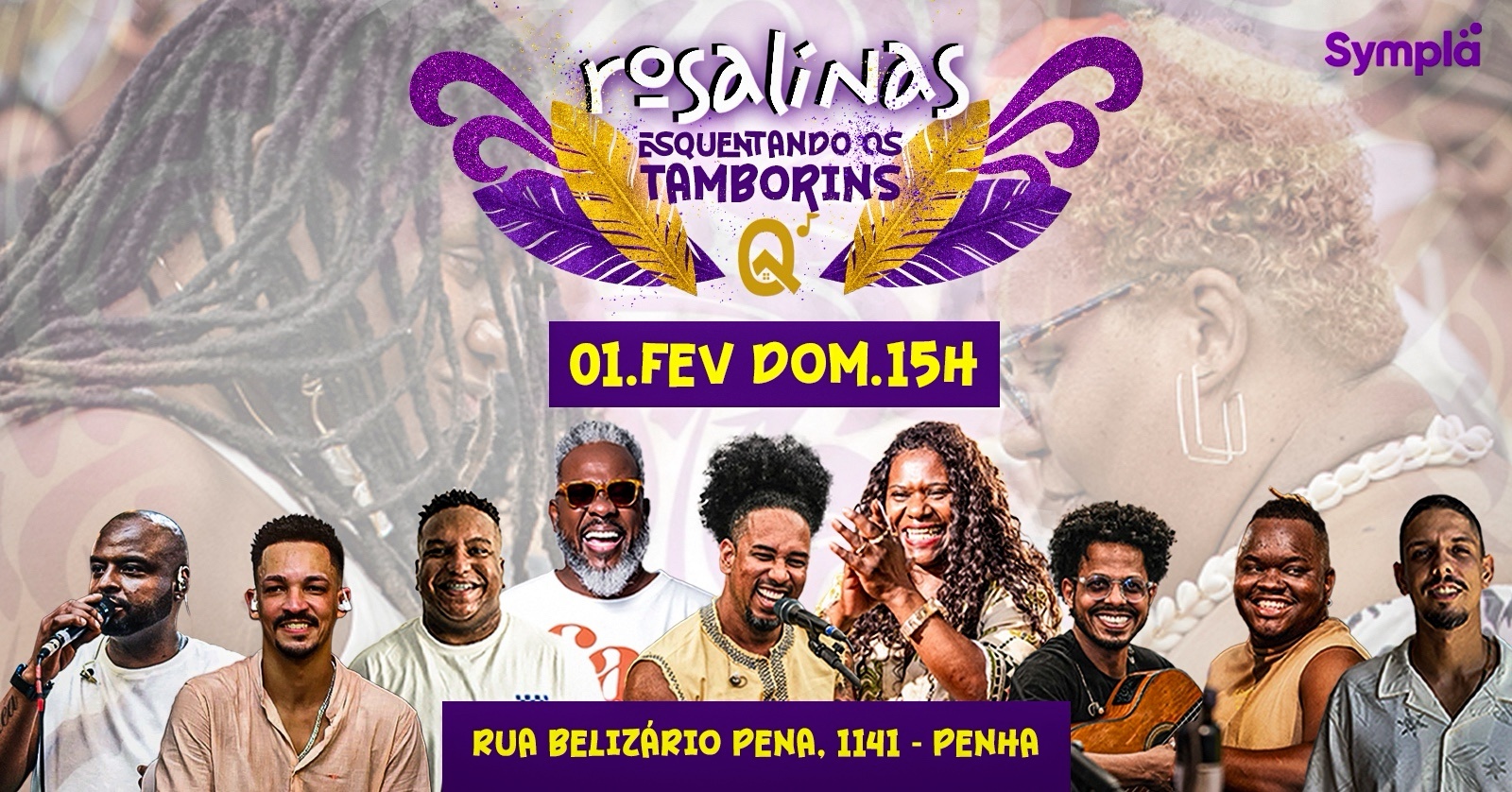 SAMBA DAS ROSALINAS na BATUQ!!