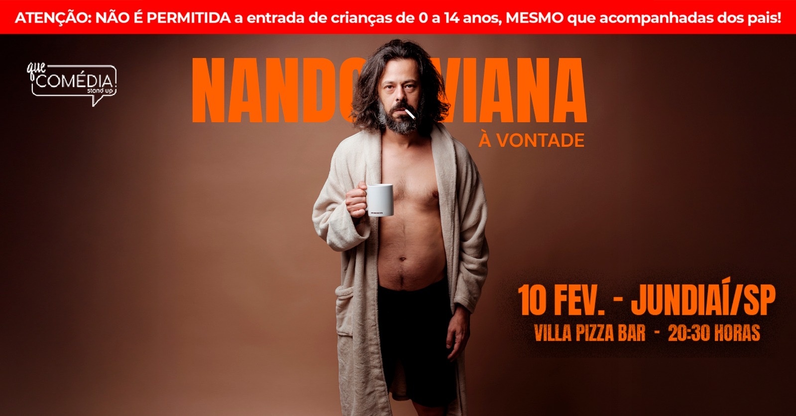 Nando Viana em Jundiaí - Stand Up Comedy