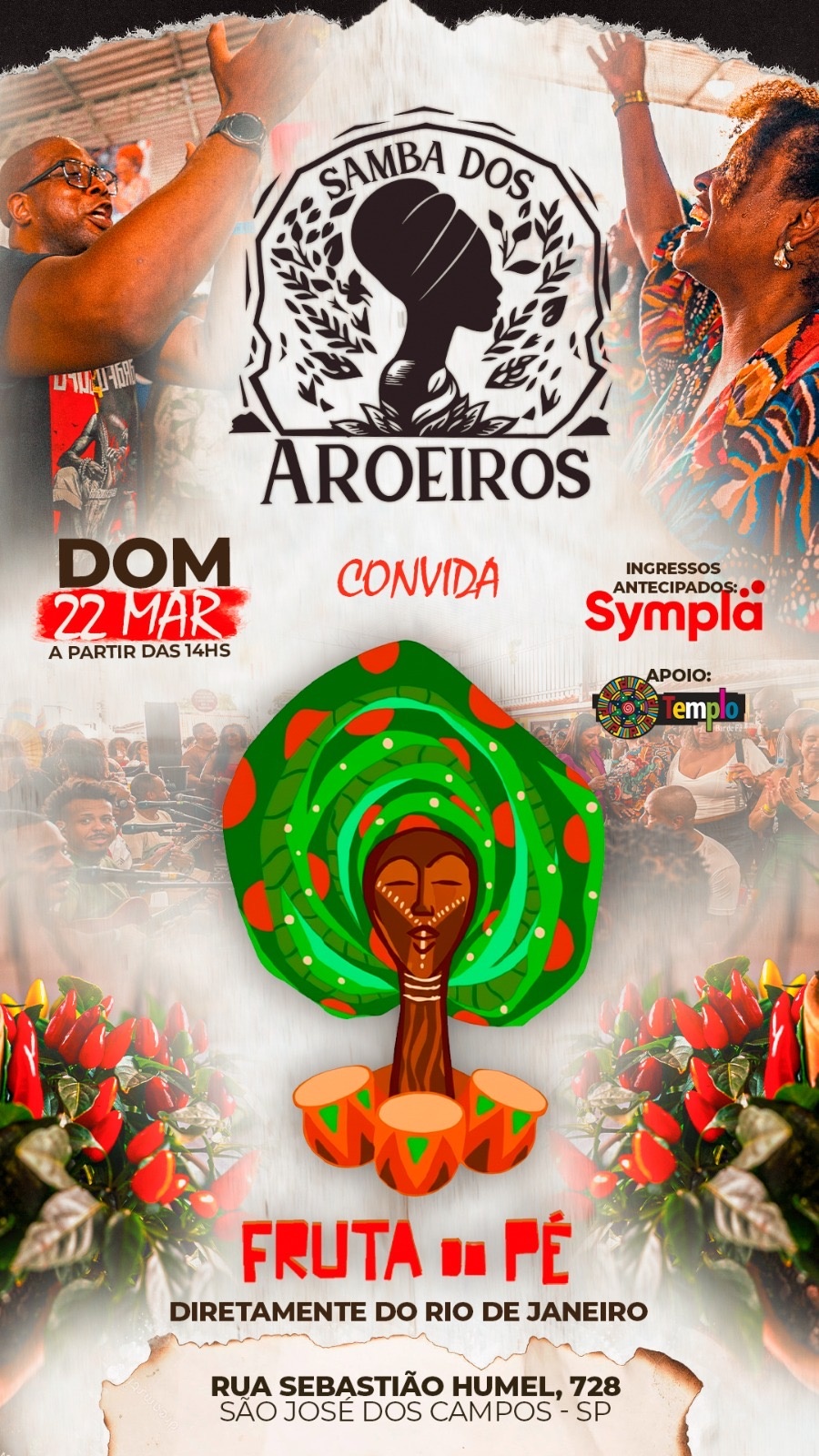 Samba dos Aroeiros convida Fruta do Pé - São José dos Campos, SP