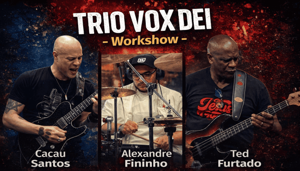 Imagem do evento TRIO VOX DEI (Alexandre Fininho, Cacau Santos e Ted Furtado)