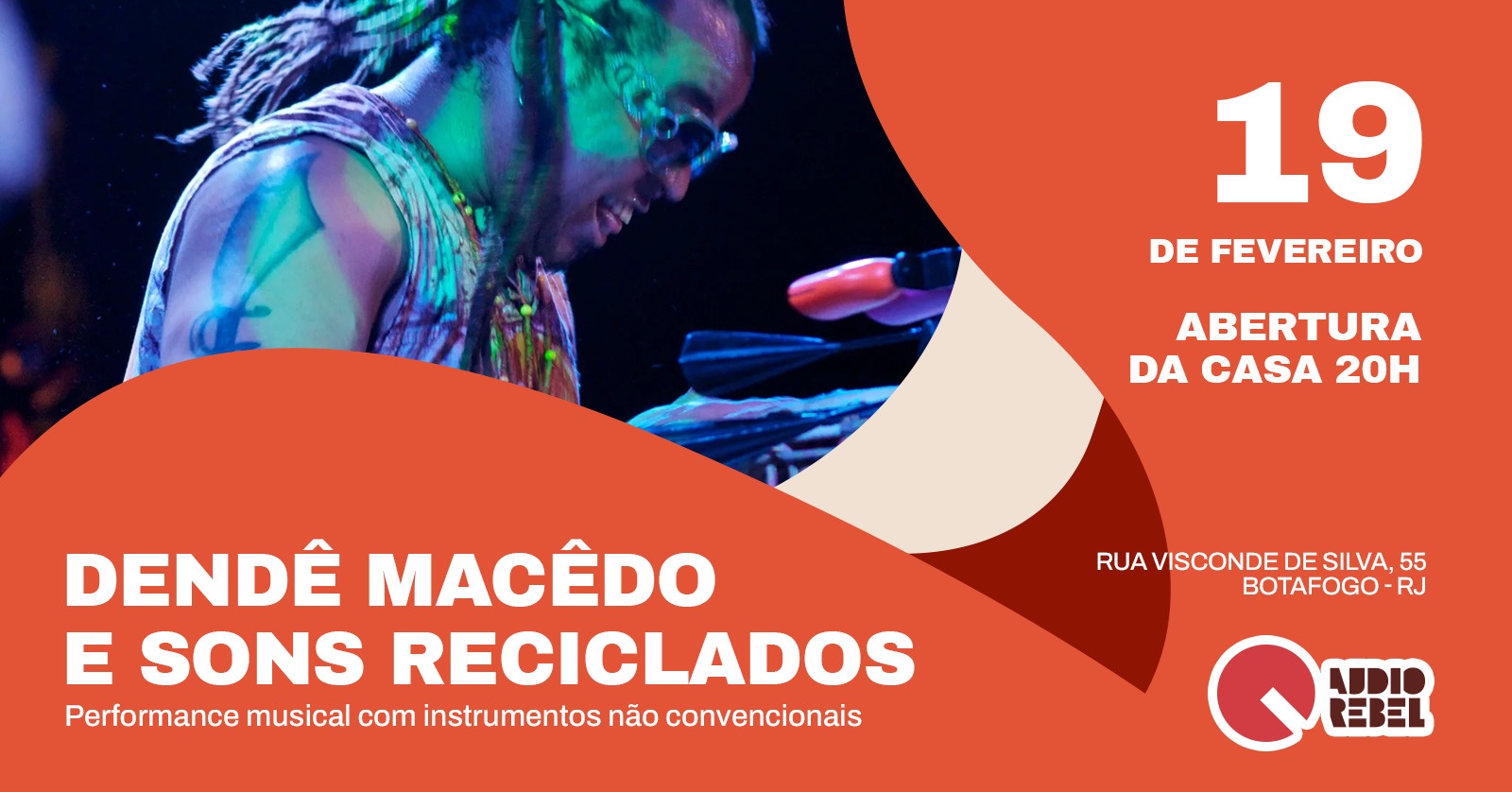 Dendê Macêdo apresenta Sons Reciclados | Experiência Sonora na Audio Rebel - Rio de Janeiro, RJ