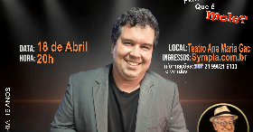 show de stand up comedy com Miguel Marques da radio Tupi