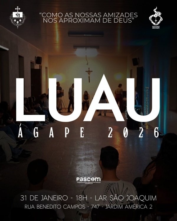 LUAU ÁGAPE 12 ANOS