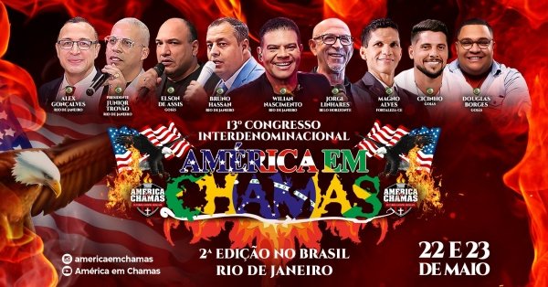 AMÉRICA EM CHAMAS BRASIL EXTENSÃO RIO DE JANEIRO