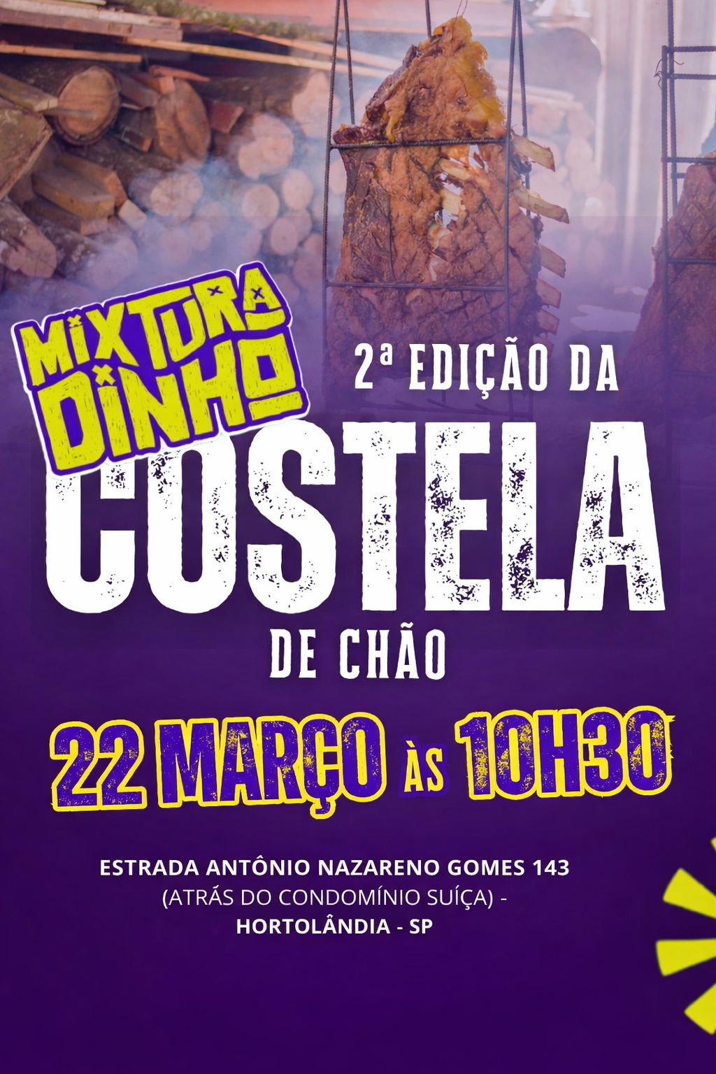 2° COSTELA DE CHÃO MIXTURADINHO - Hortolândia, SP