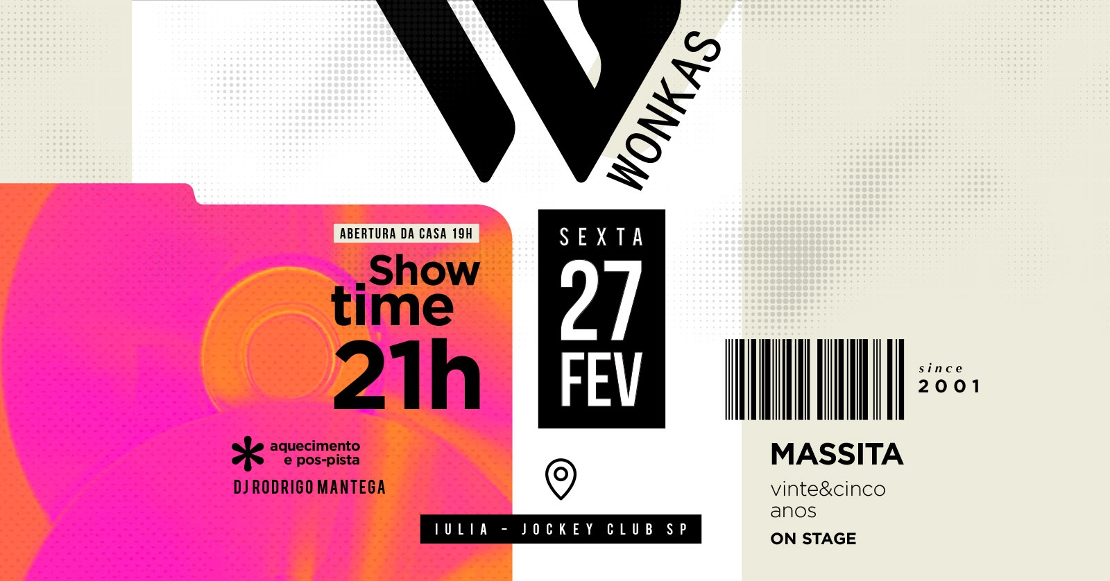 Wonkas - Massita 25 anos On Stage! - São Paulo, SP