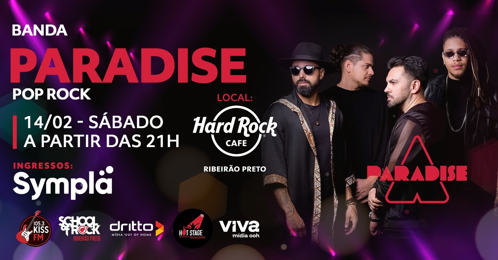 Paradise – CarnaRock no Hard Rock Cafe Ribeirão Preto - Ribeirão Preto, SP