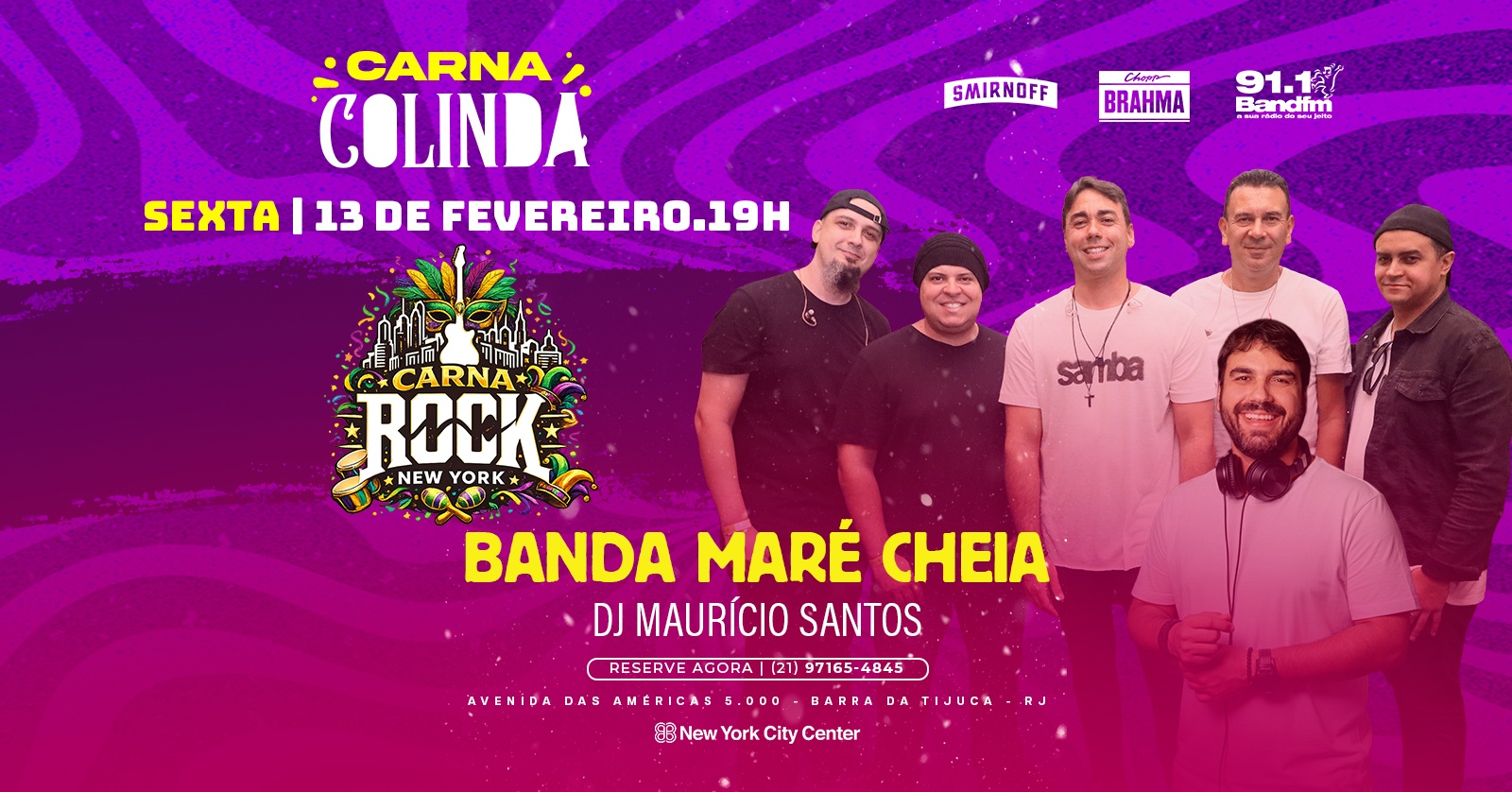 CARNAVAL ROCK NEW YORK  | BANDA MARÉ CHEIA | DJ MAURÍCIO SANTOS | BOTECO COLINDA - Rio de Janeiro, RJ