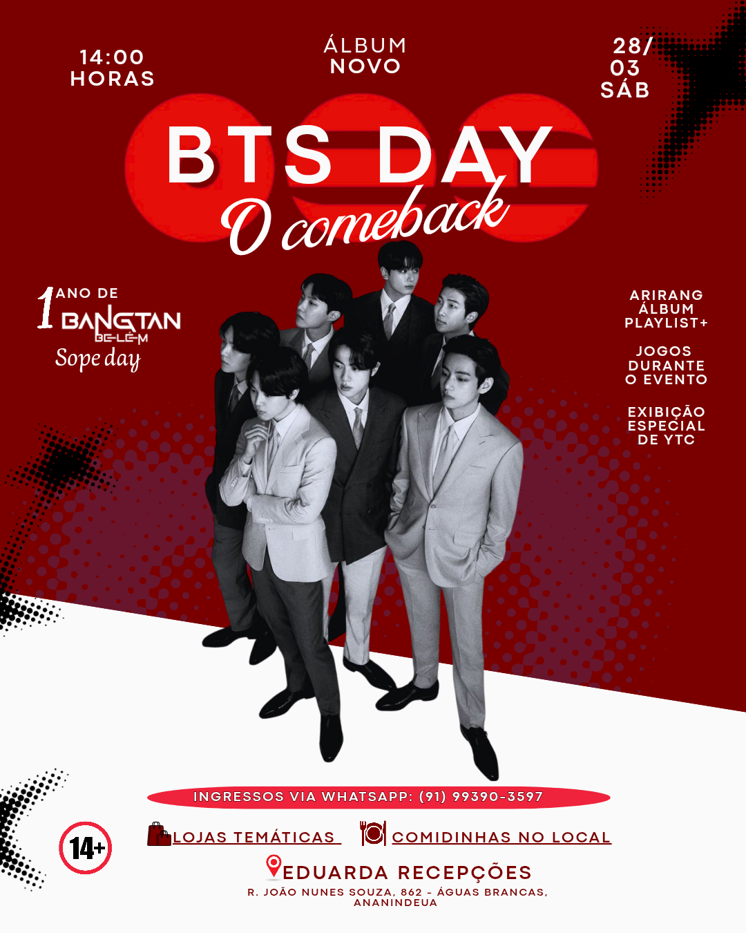 BTS DAY - O COMEBACK - Ananindeua, PA